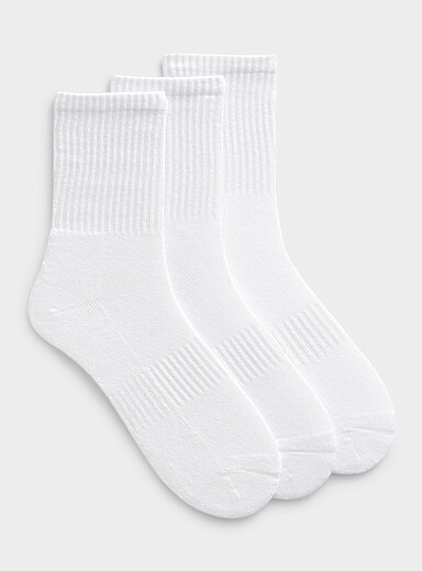 Organic cotton athletic socks 3-pack
