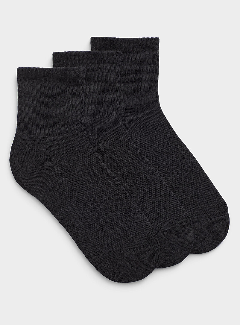 Organic Cotton Athletic Socks 3-Pack