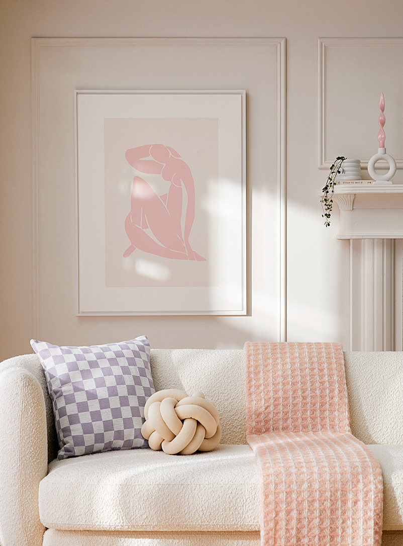 Simons Maison Assorted pink Ode to women art print See available sizes