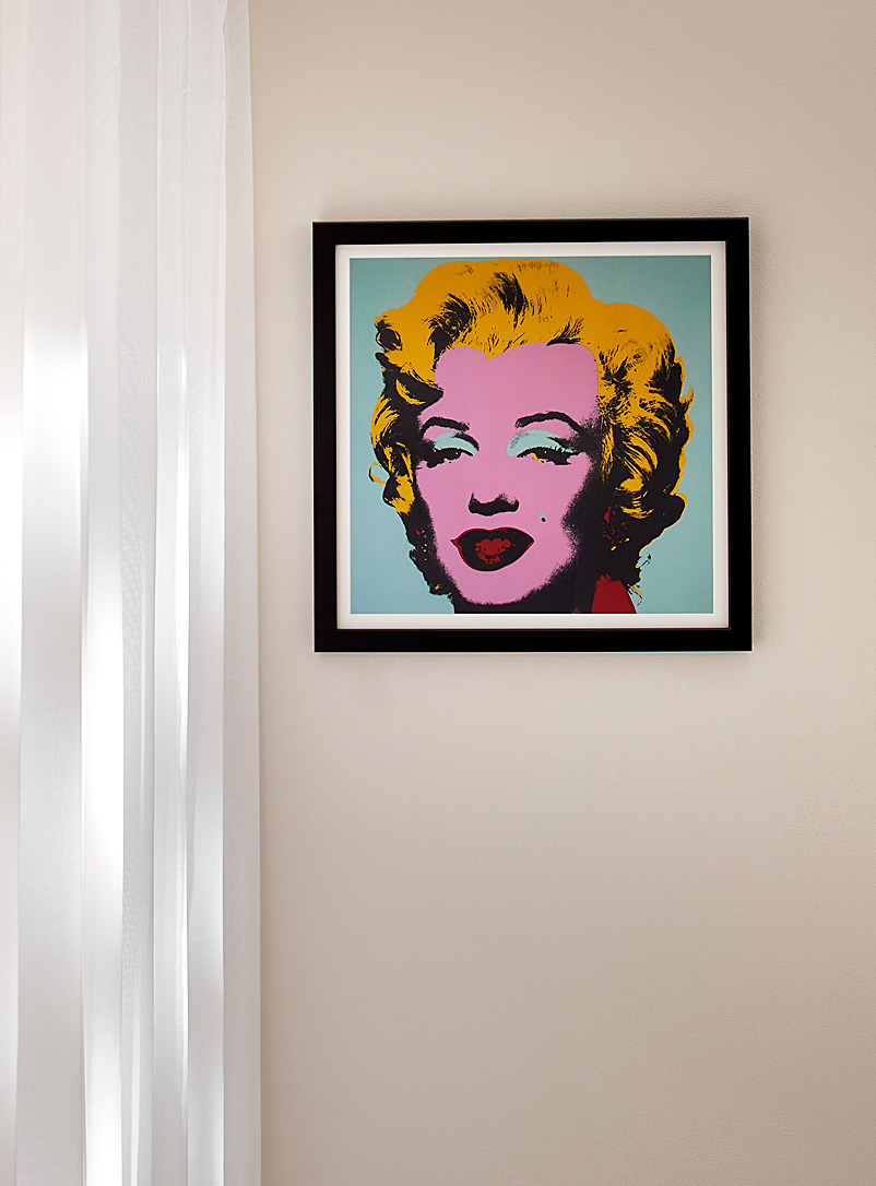 Simons Maison: L'affiche Marilyn Monroe Andy Warhol Assorti