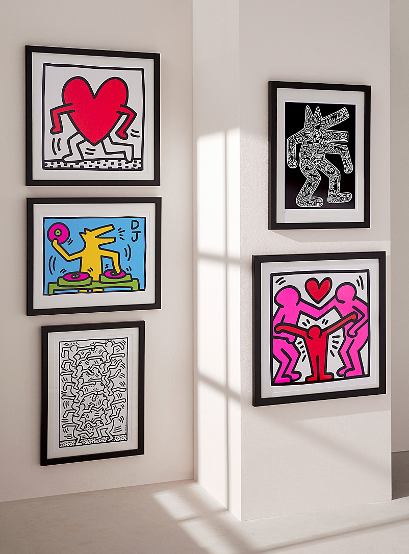 DJ dog art print Keith Haring | Giant Art | Online-Only Paintings