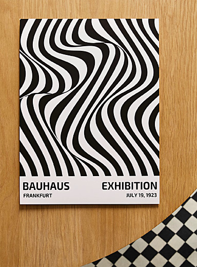 L'affiche distorsion Bauhaus Voir nos formats offerts