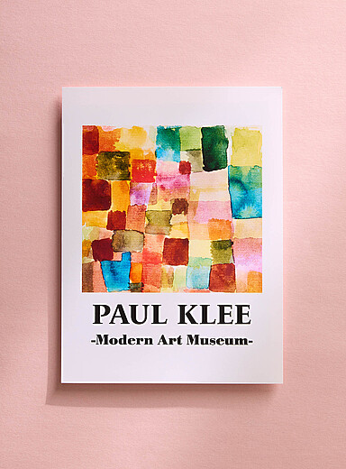 Giant Art: L'affiche blocs aquarelle Voir nos formats offerts Assorti