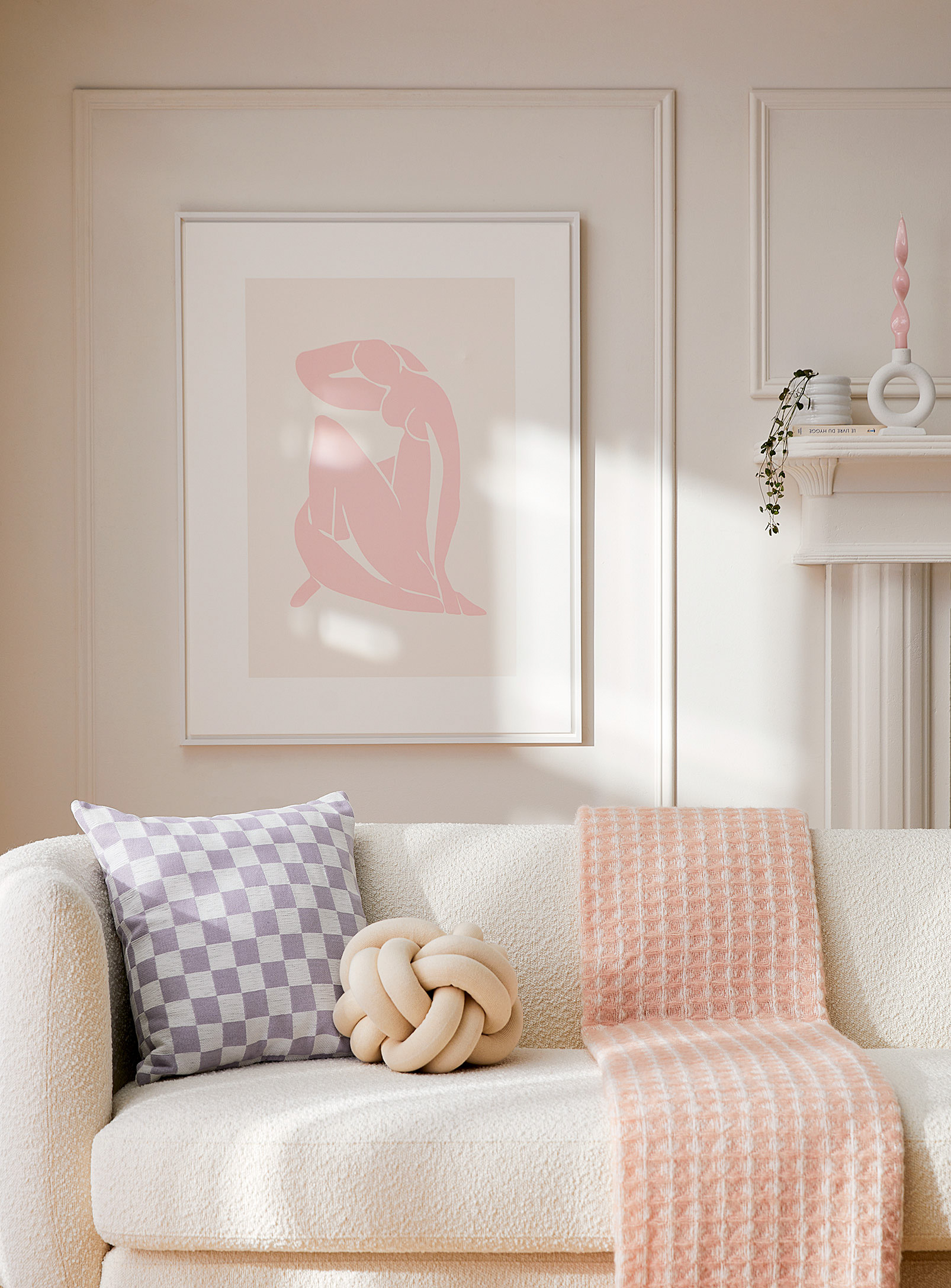 Simons Maison Ode To Women Art Print See Available Sizes In Pink