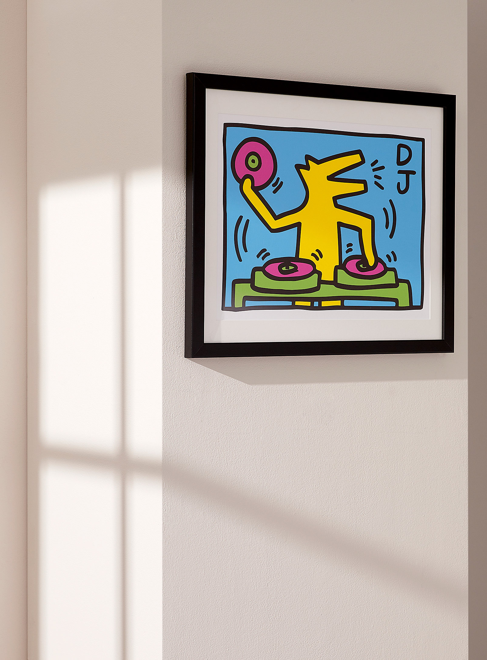 Simons Maison - L'affiche chien-platiniste Keith Haring
