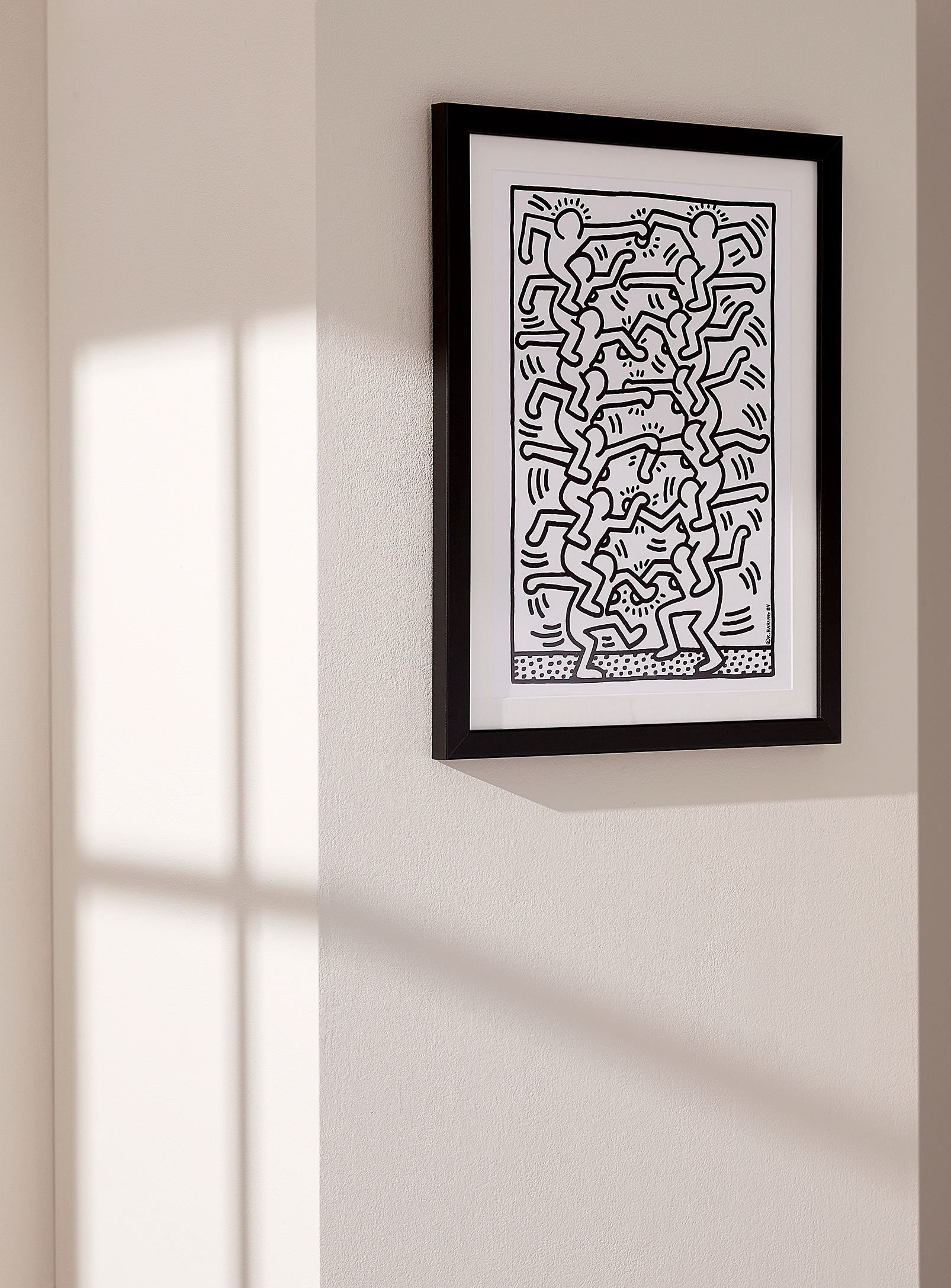 Simons Maison - Modern solidarity art print Keith Haring