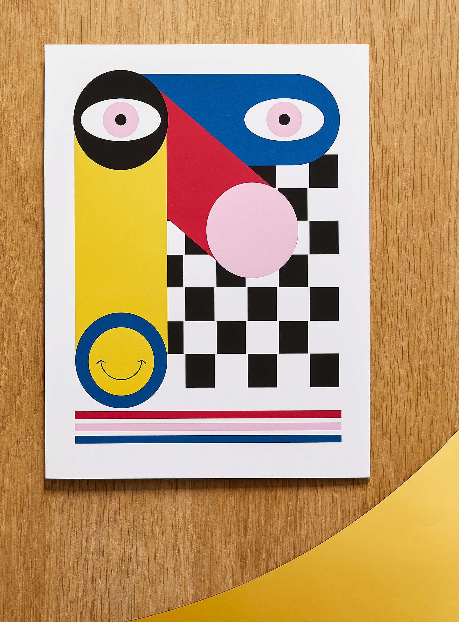 Simons Maison Abstract Face Art Print See Available Sizes In Assorted