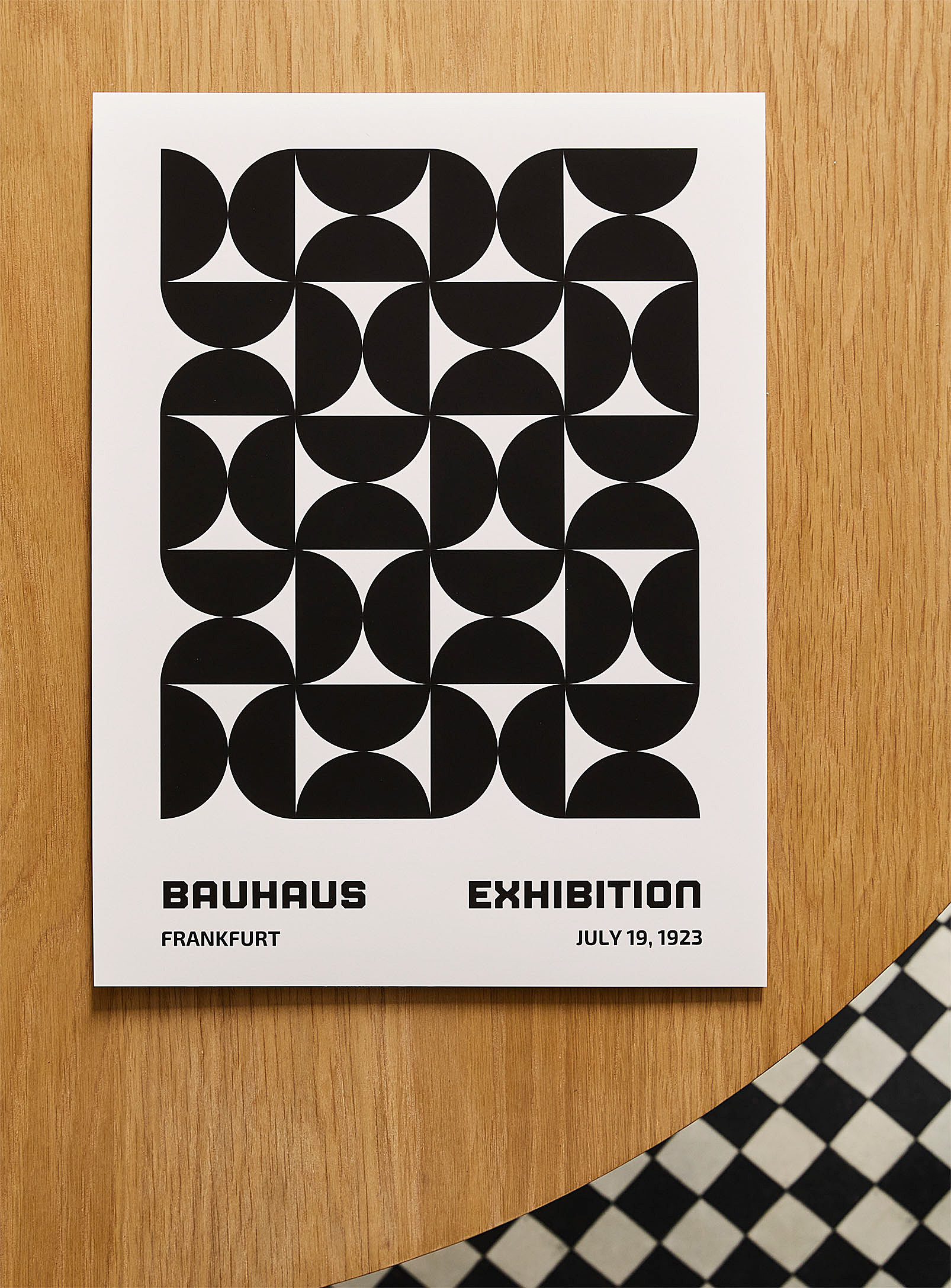 Simons Maison Bauhaus Geometric Art Print See Available Sizes In Black
