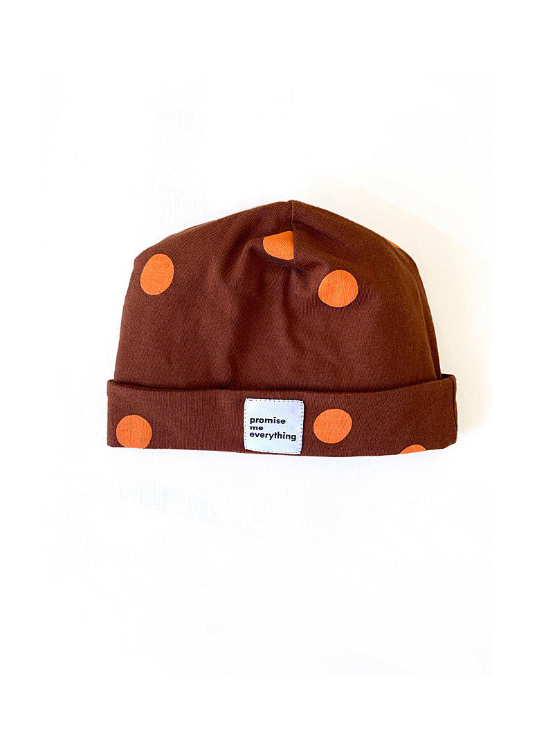 Promise Me Everything Medium Brown Polka suns cuff tuque