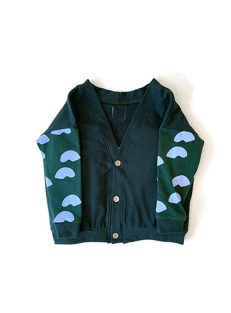 Promise Me Everything Mossy Green Turtles cardigan