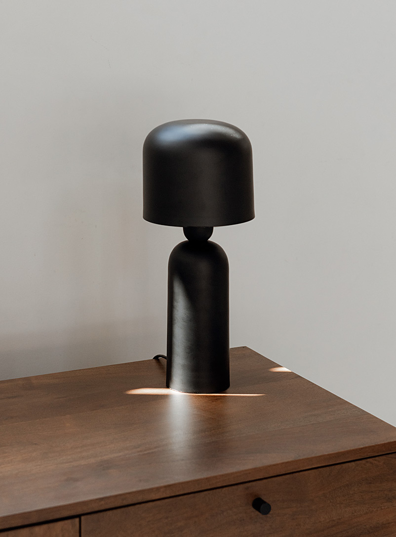 Moe's Black Echo minimalist table lamp