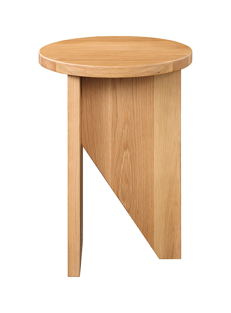 Moe's Home Collection Black Grace oak wood side table