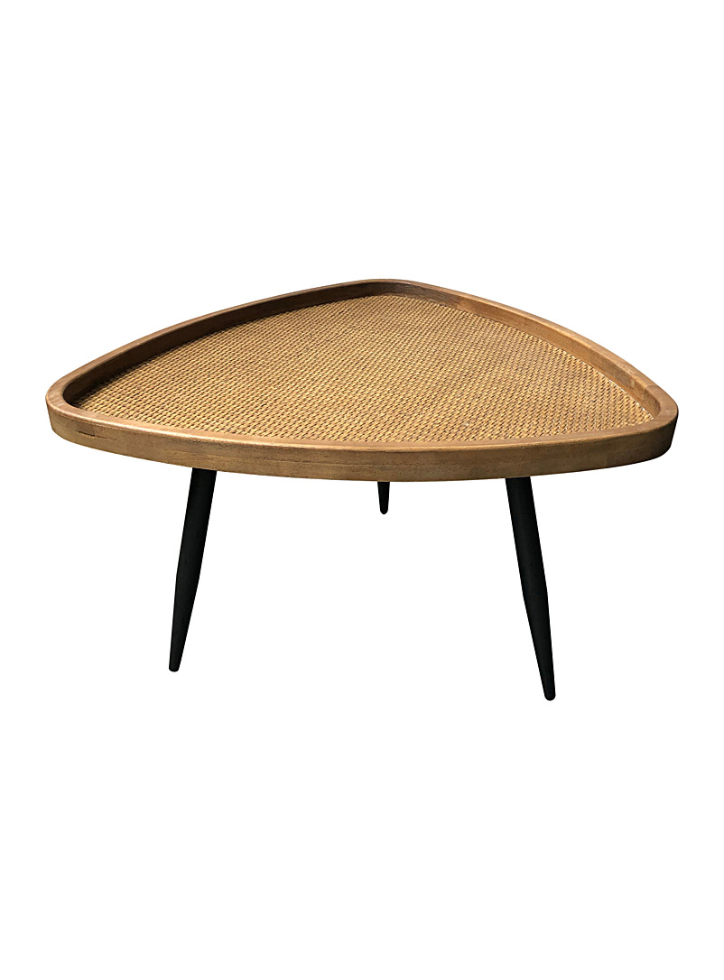 Moe's Home Collection Brown Rollo rattan coffee table