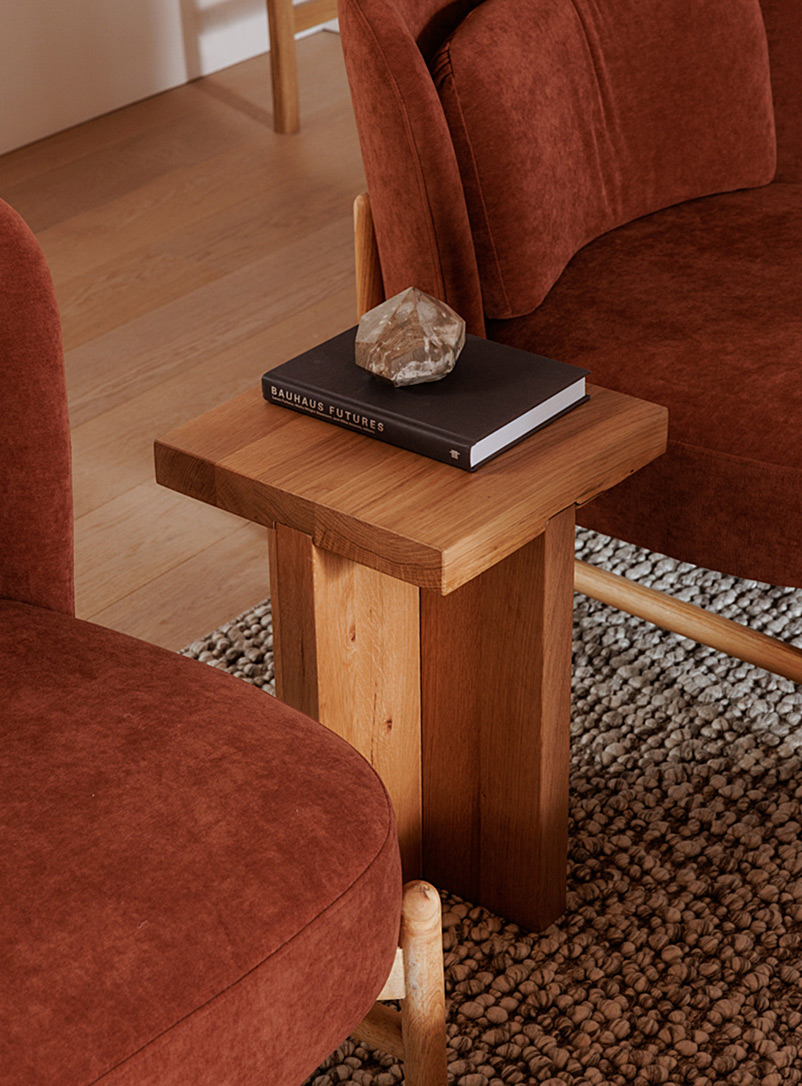 Moe's Home Collection Assorted Folke natural oak side table