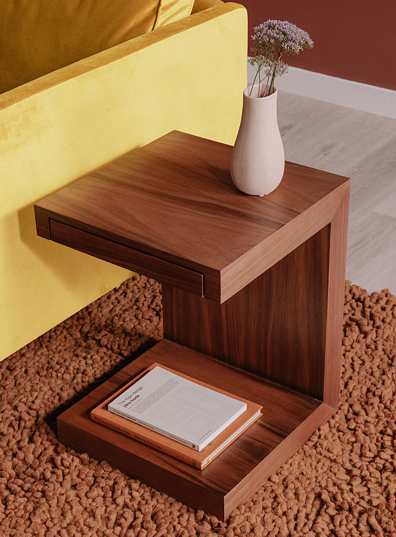 Moe's Home Collection Chocolate/Espresso Zio modern side table