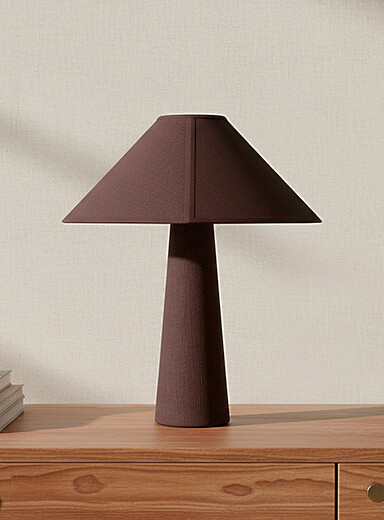 La lampe de table brune Gigi