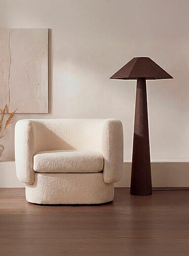 La lampe sur pied brune Gigi