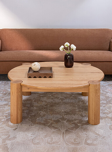 Jack round coffee table