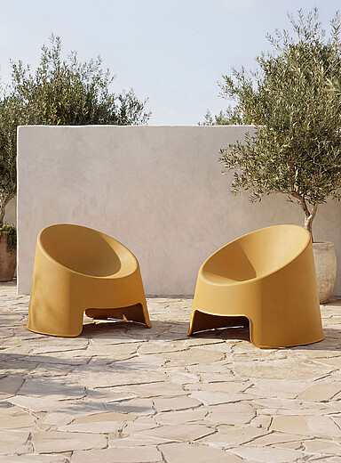 Nolla outdoor armchairs Set of 2
