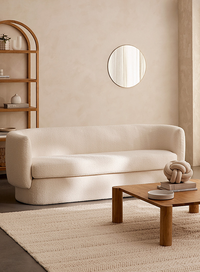 Koba bouclé silhouette couch product image (primary)