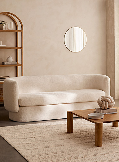 Koba boucl&eacute; silhouette couch
