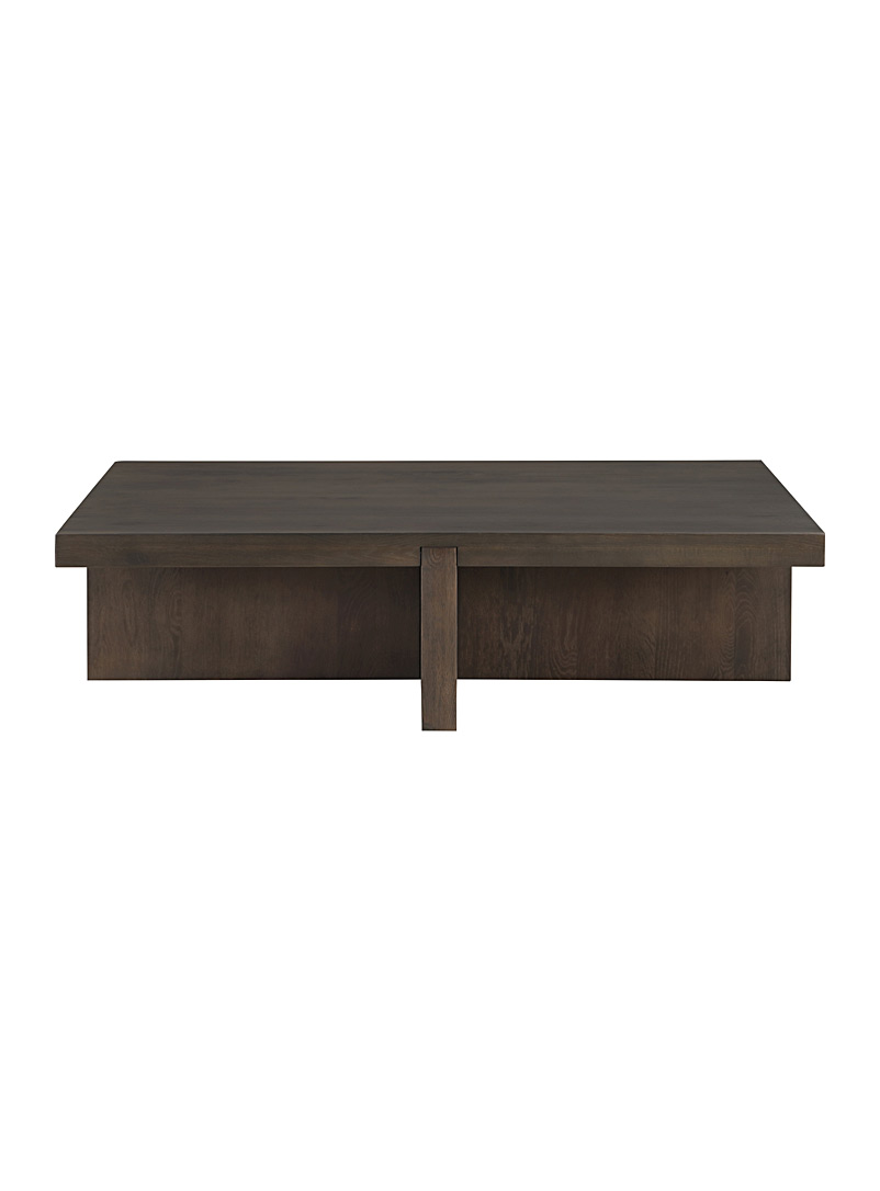 Black oak coffee table product image 2