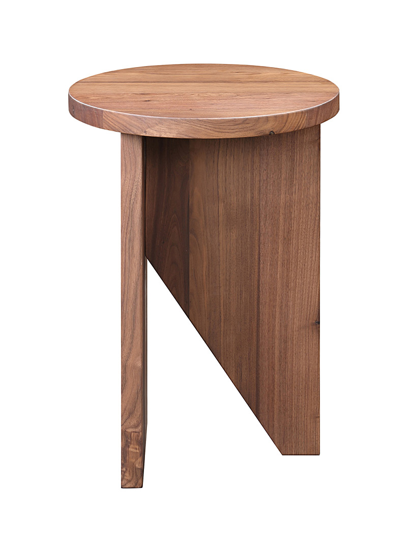 Grace walnut woo side table product image 2