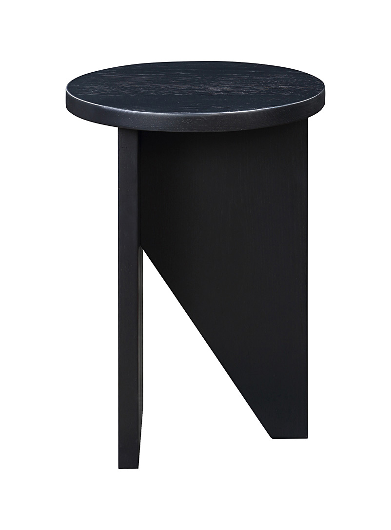 Grace oak wood side table product image 2