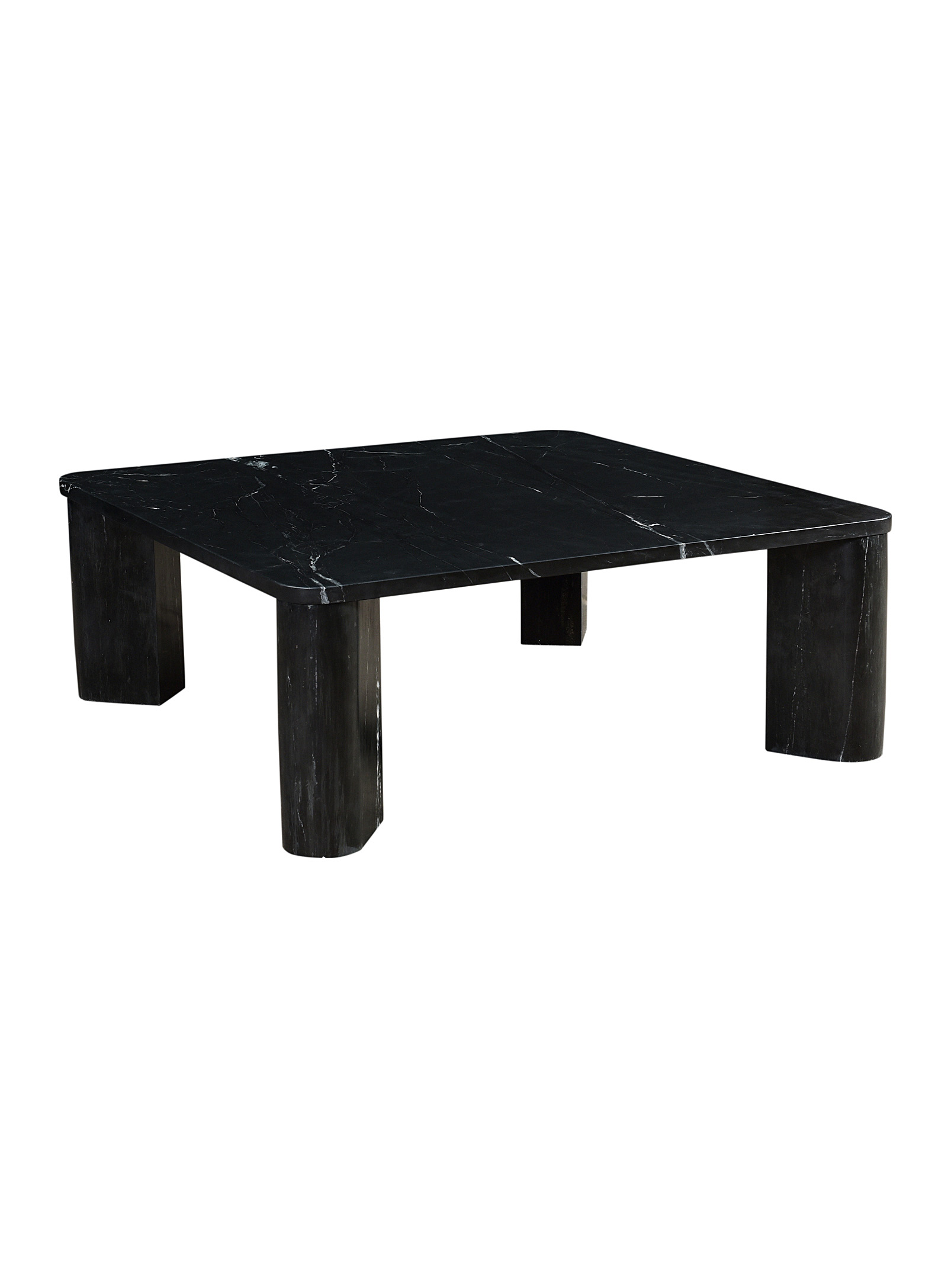 Moe's Home Collection - Segment marble and oak coffee table
