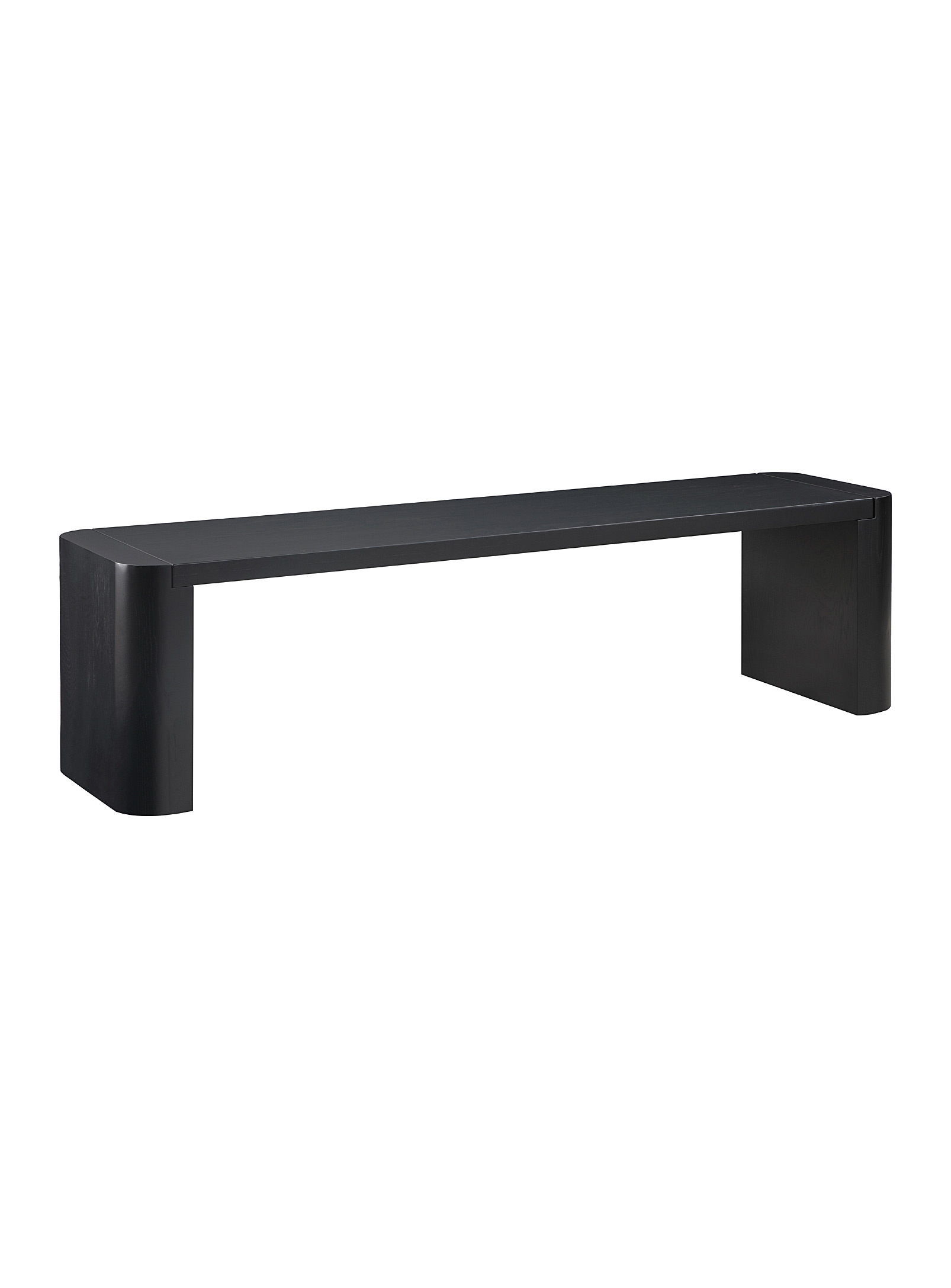 Moe's Home Collection - Post black oak wood bench