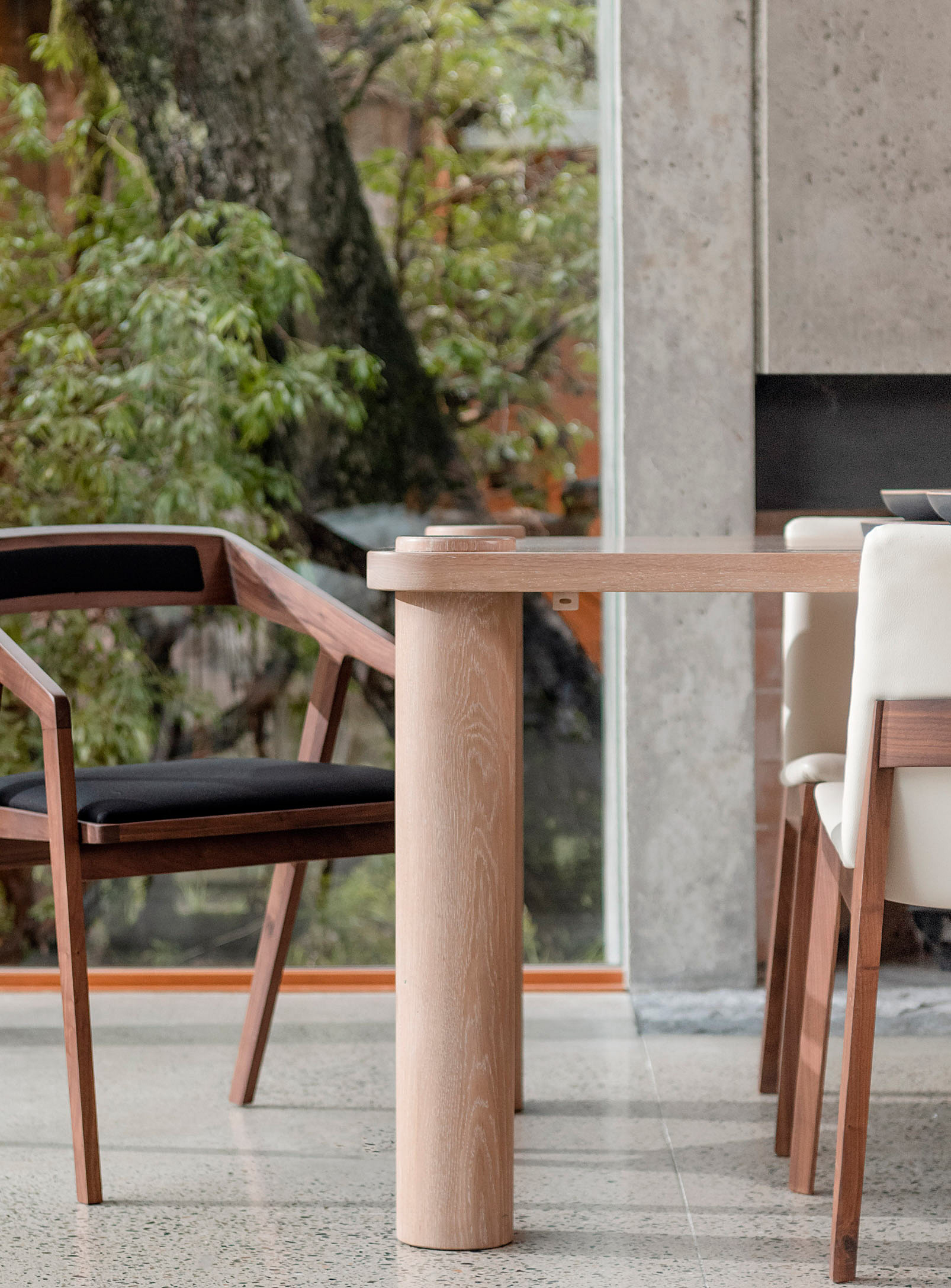 Moe's Home Collection - Padma walnut openwork chair
