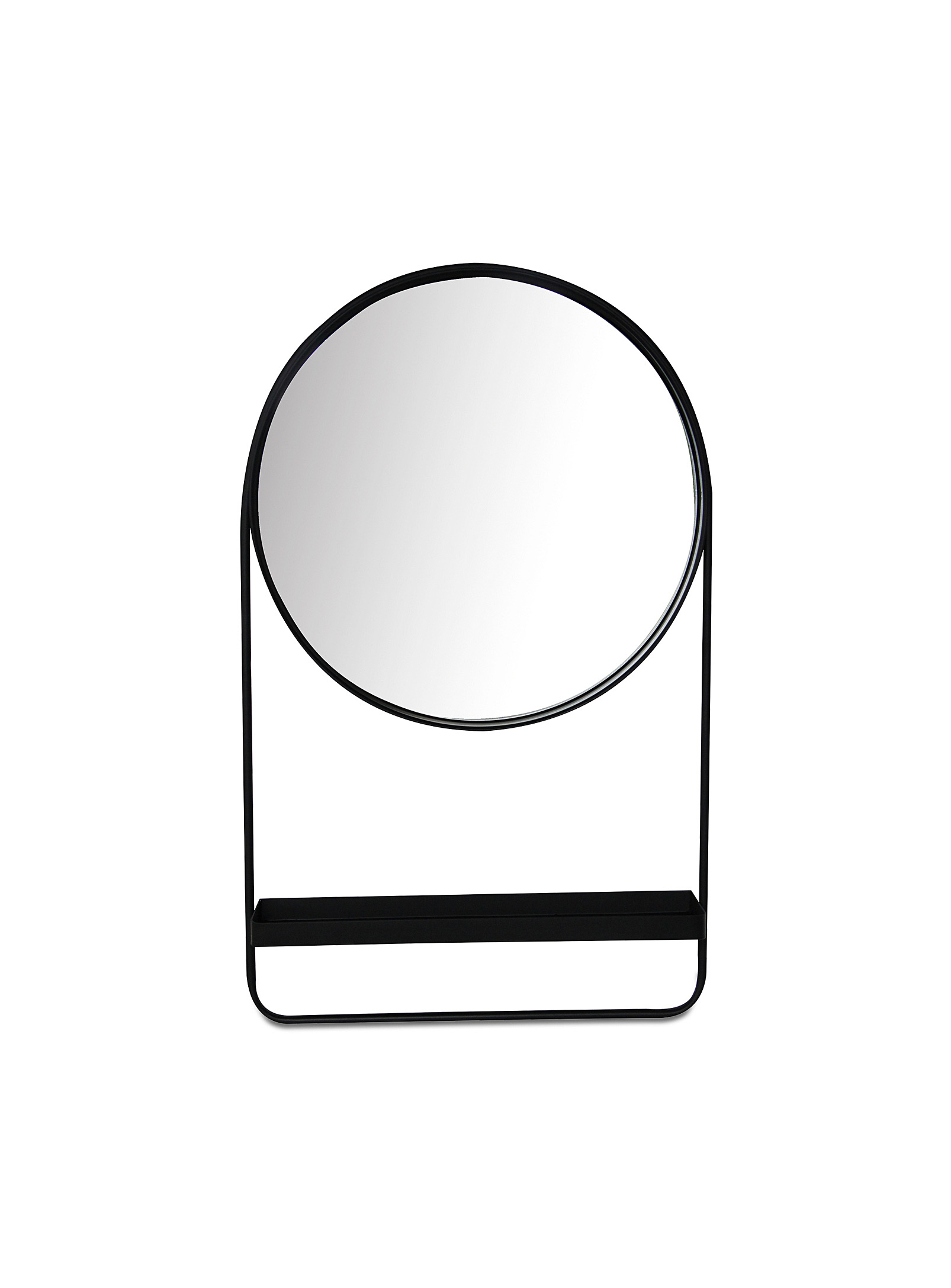 Moe's Home Collection - Watson round mirror with shelf