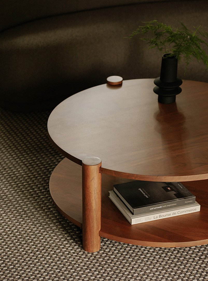 Olsen round wood coffee table product image 2