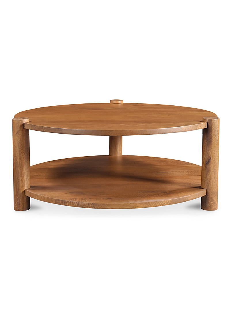 Olsen round wood coffee table product image 3