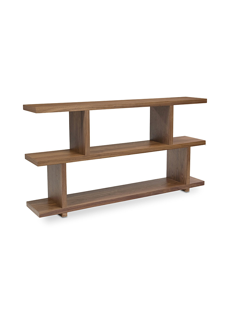 Miri walnut asymmetrical shelf product image 3