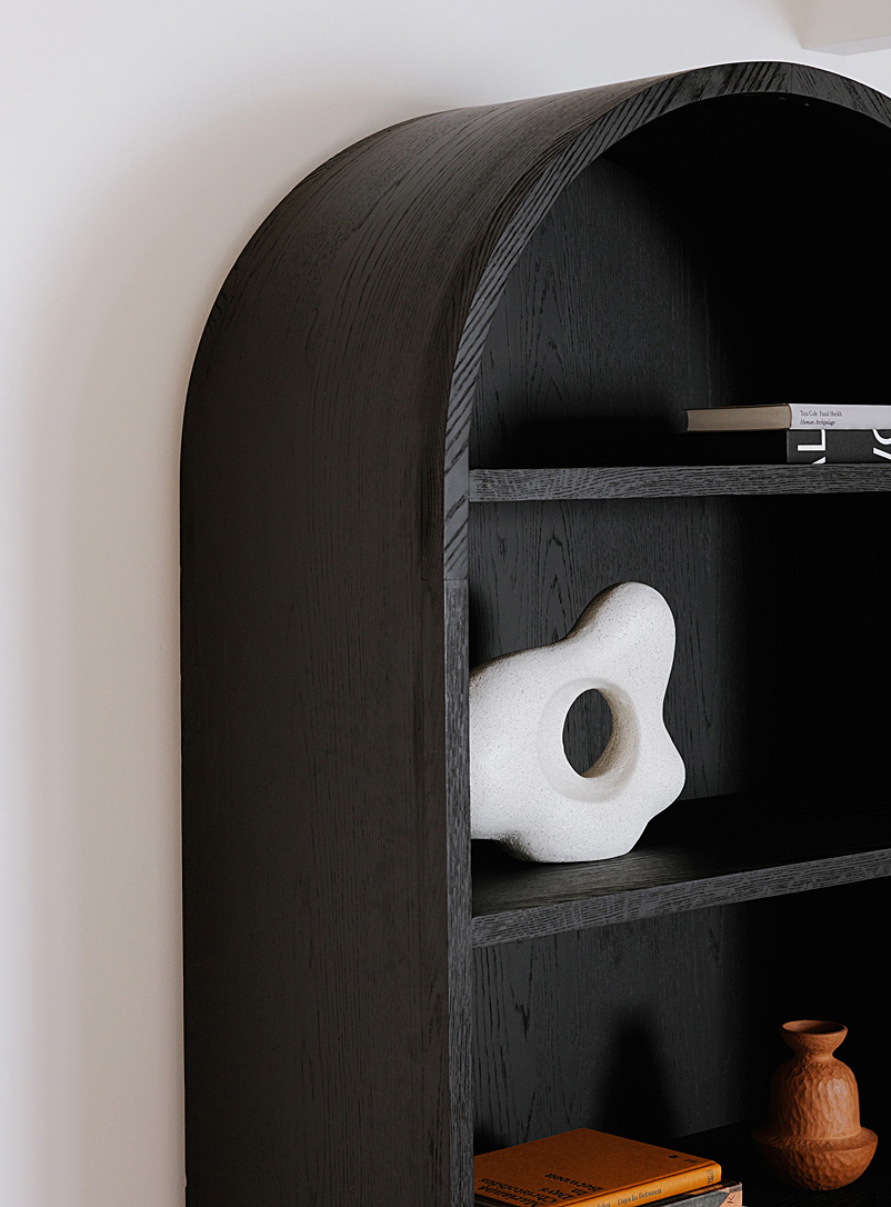 Wilde black oak storage unit product image 2