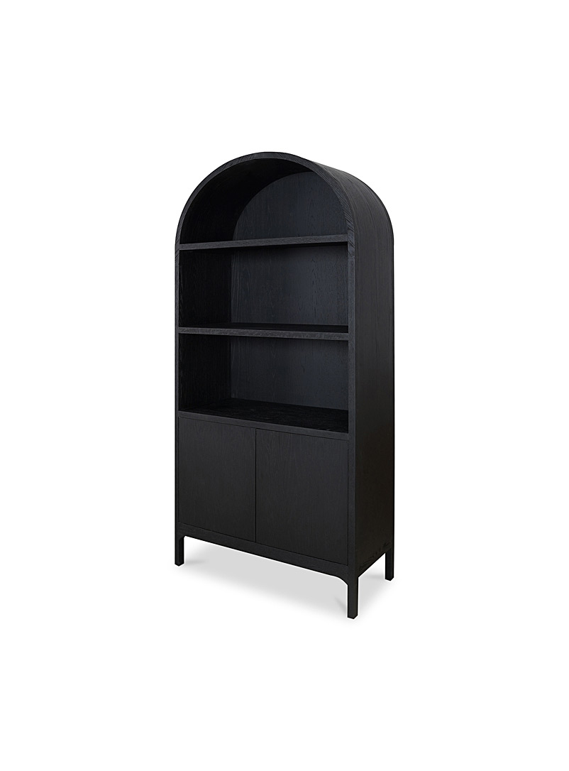 Wilde black oak storage unit product image 3
