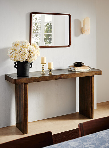 La console en bois de pin Monterey