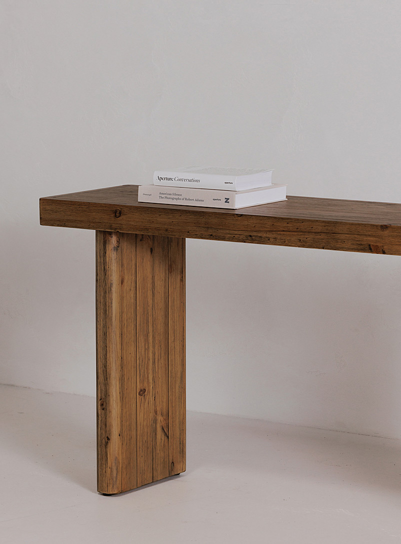 Monterey pine wood console product image 2
