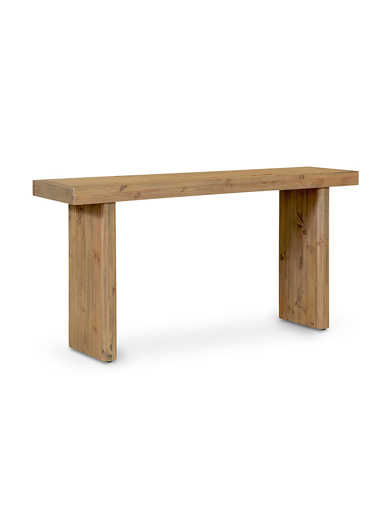 Monterey pine wood console product image 3