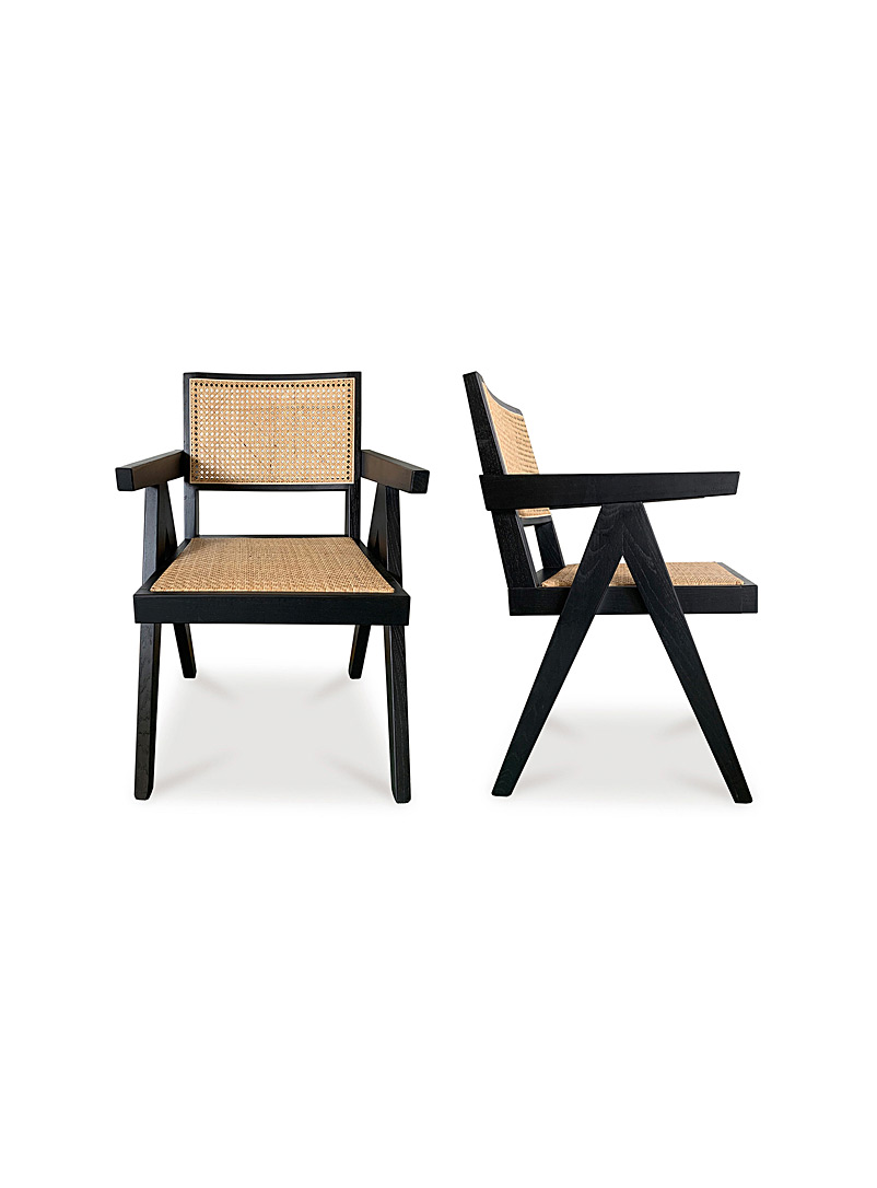 Takashi rattan accent chairs Set of 2 product image 3