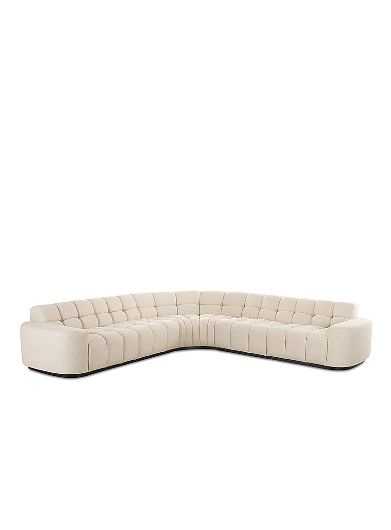 Roman upholstered L-shaped sectional product image 2