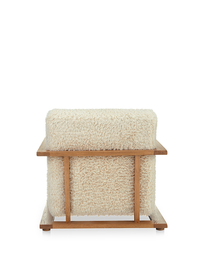 Eckersley faux-fur lounge chair product image 3