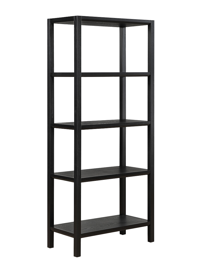 Black ash wood Nolan bookcase product image 3