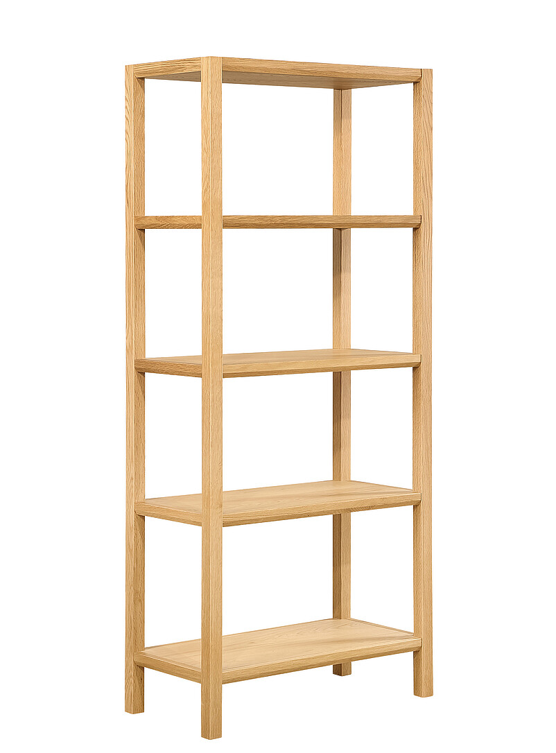 White oak Nolan bookcase product image 3