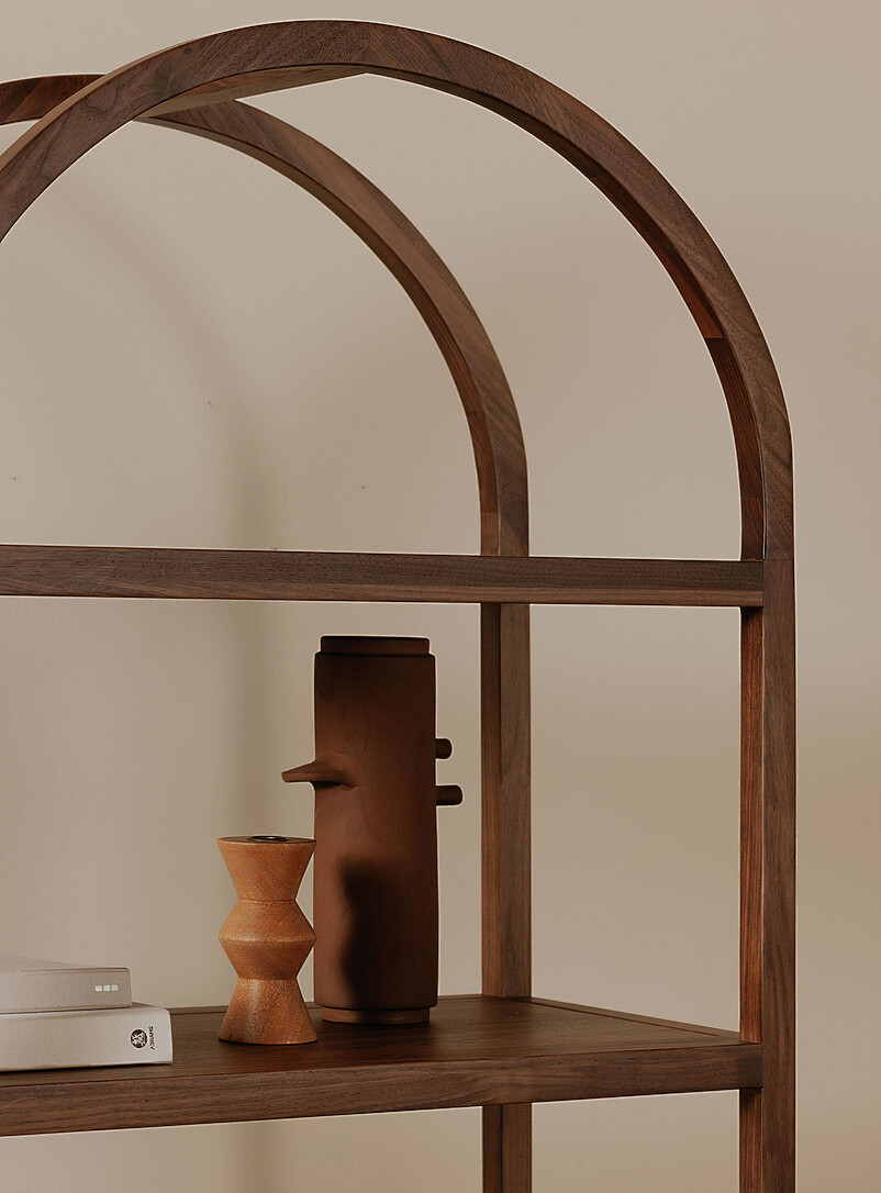 Walnut wood Eero bookcase product image 2
