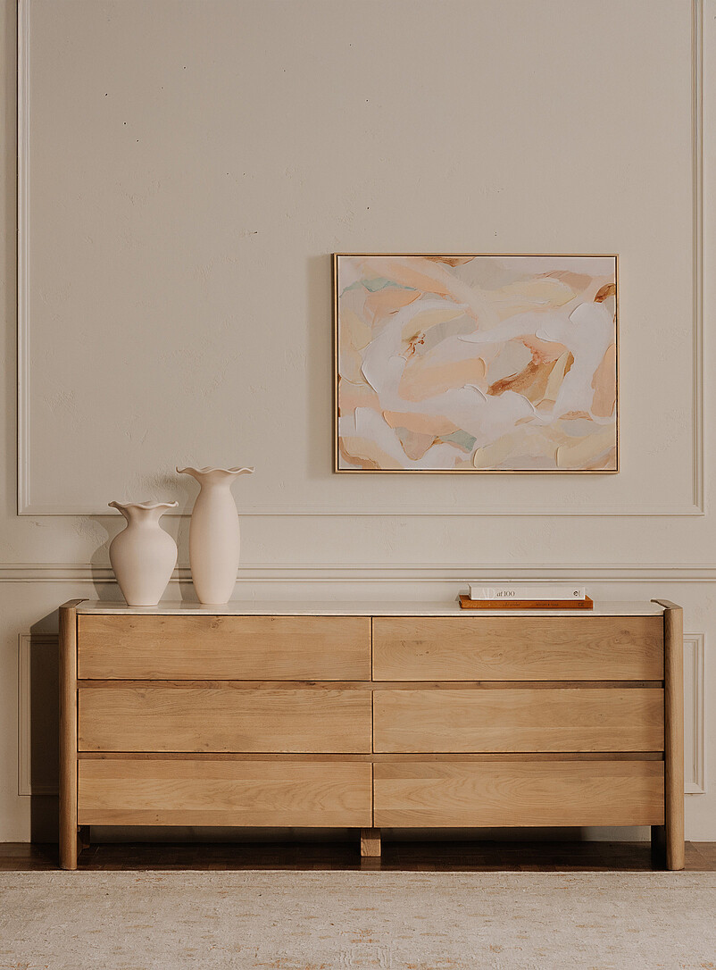 Lane six-drawer dresser product image (primary)
