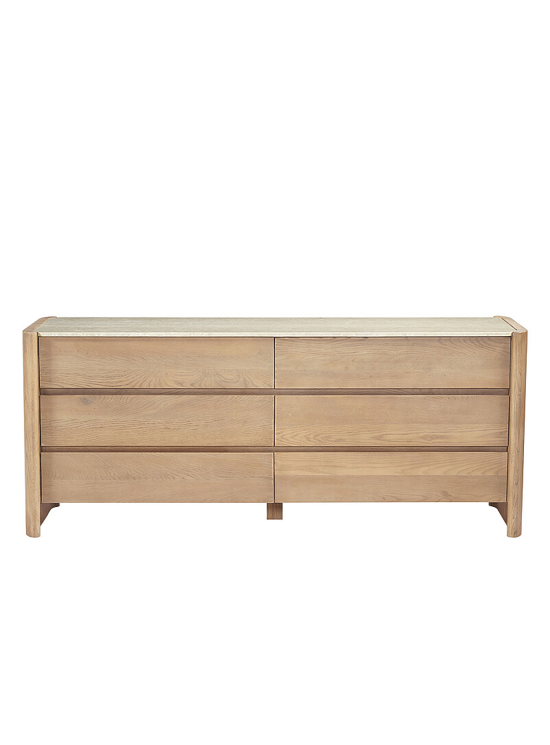 Lane six-drawer dresser product image 3