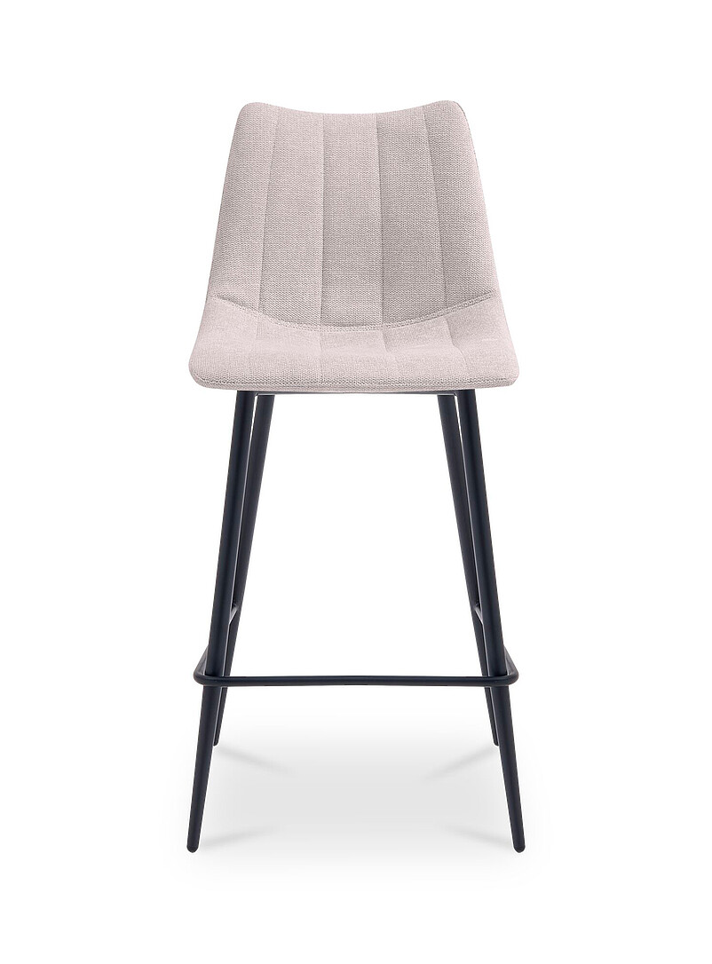 Alibi vertical quilted effect bar chairs Set of 2 product image 2