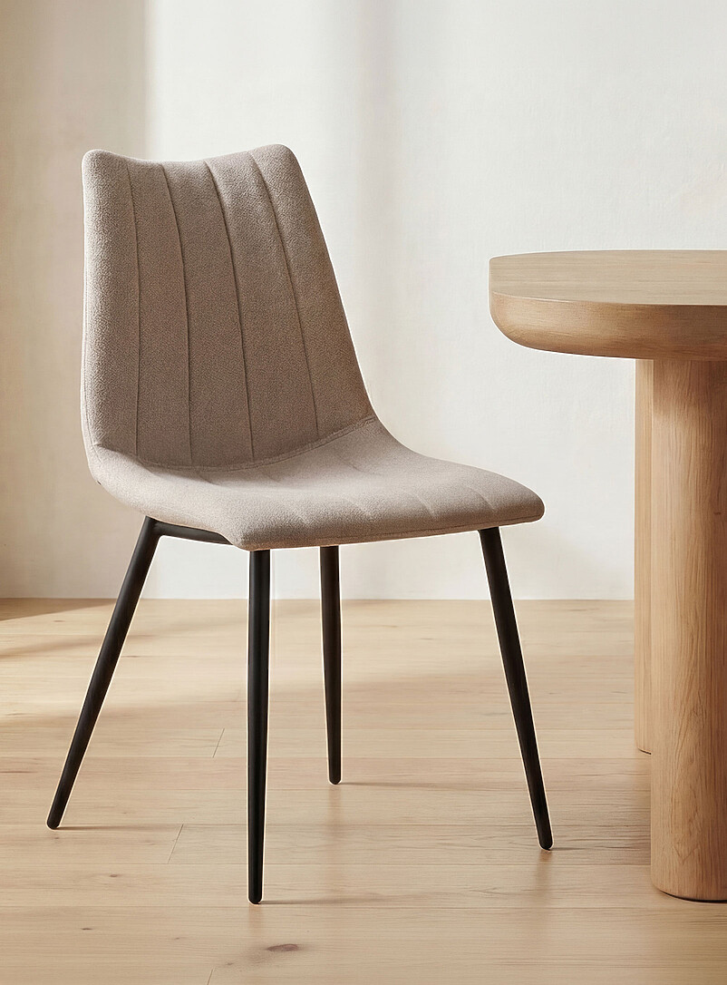 Alibi Vertical Quilted-Effect Dining Chairs Set Of 2